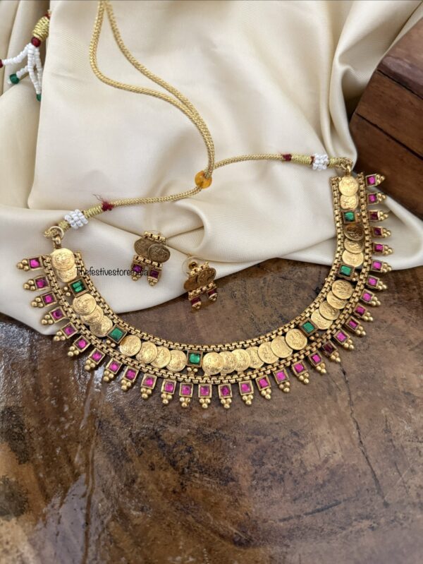Kaasu stones necklace set | Kerala style
