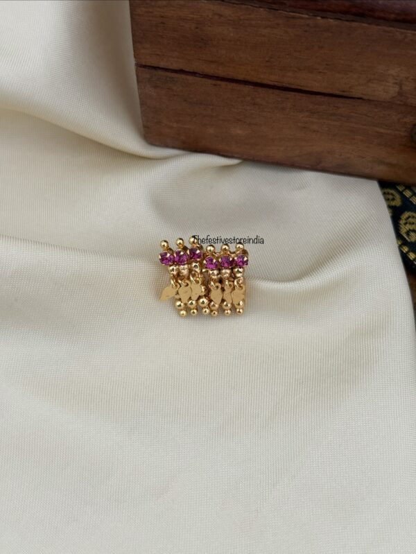 Micro gold ELAKKATHALI earrings | Kerala style