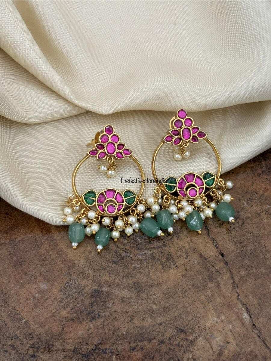 Jadau Chaandbali earrings | Baali | Contemporary