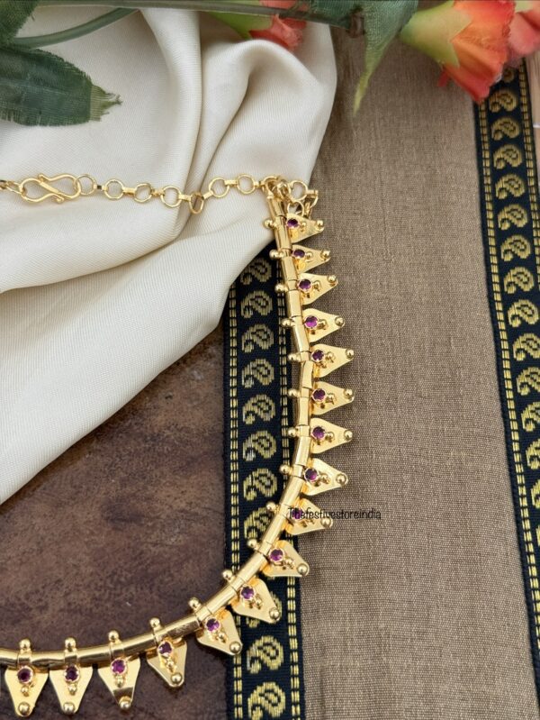 Micro gold Thalikoottam necklace | Kerala style