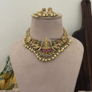 Nakshi lakshmi necklace set | Bridal | Temple