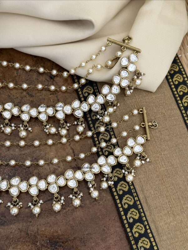 Moissanite stone ear chain | maatil | Bridal | Champasaralu