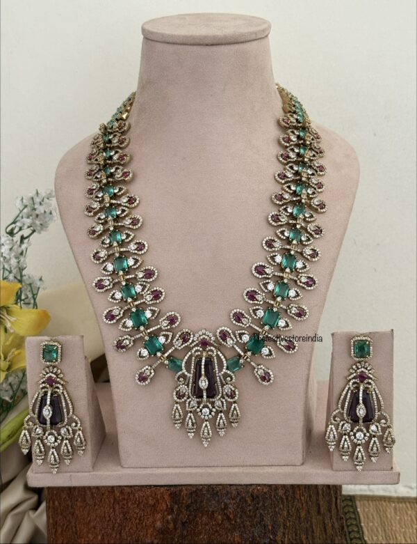 Statement Victorian AD haaram set | 50cms | Haara