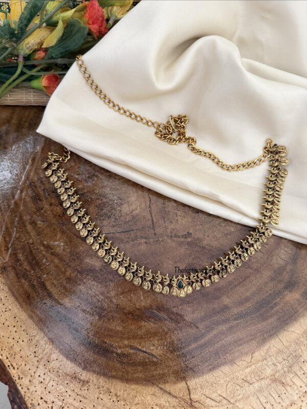 Budgeted lakshmi kaasu simple hip chain | 99-100cms