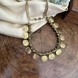 Antique Lakshmi kaasu necklace