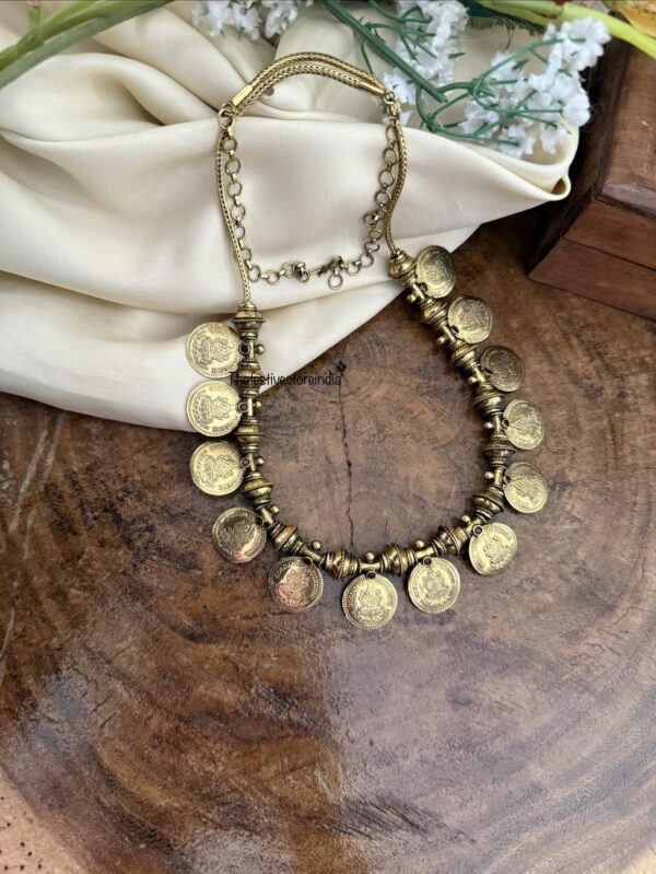 Antique Lakshmi kaasu necklace