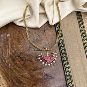 Drop pendant Jadau chain
