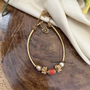 Coral kanti set