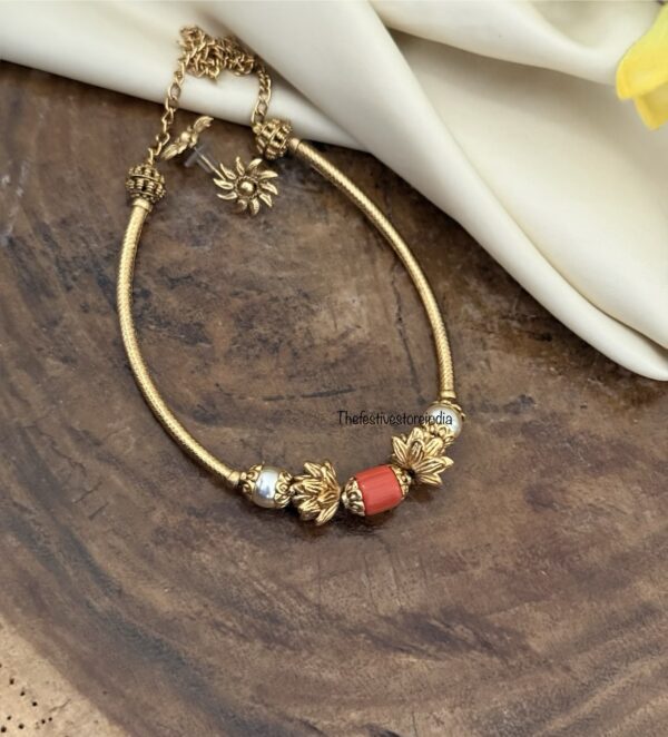 Coral kanti set