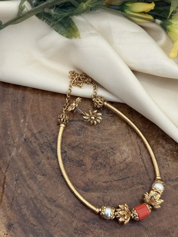 Coral kanti set