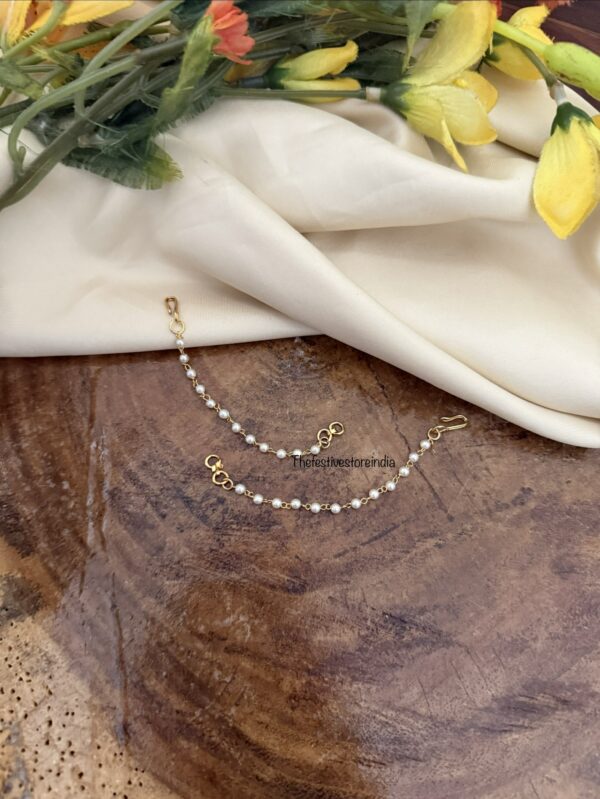 Kids friendly single layer ear chain | 7.5cms