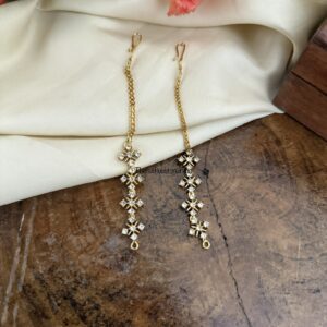Diamonds maati | Straight ear chain