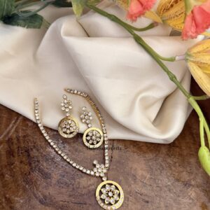 Diamond look attigai set | Vintage
