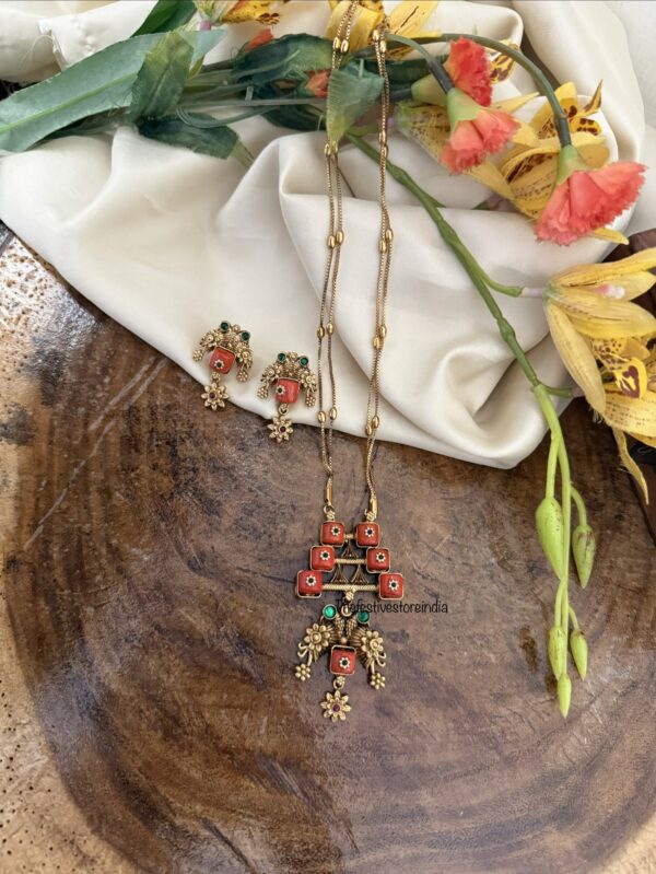 40cms coral chain set