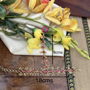 Jadau Bridal Haath phool | Panja | Hand chain (Single pc)