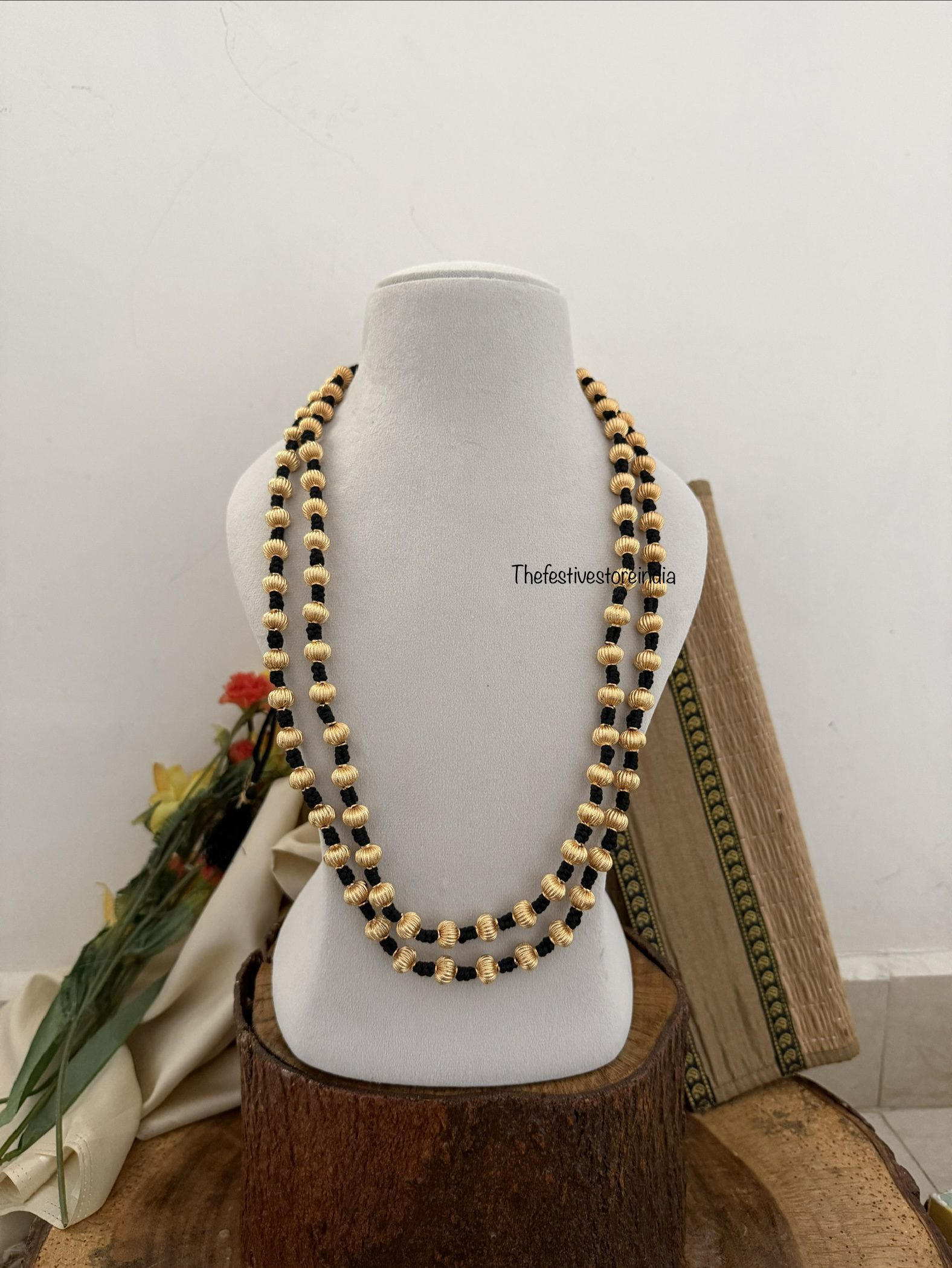 Jomala 2 layer haara | Haaram | 58cms | Jomale sara