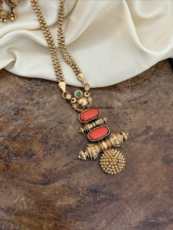 44cms trending Havala - Coral chain set