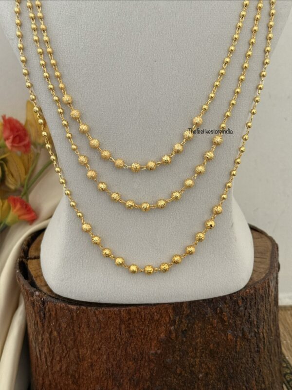 Budgeted lightweight 3 layer Mohan mala haara | Maala | 52cms